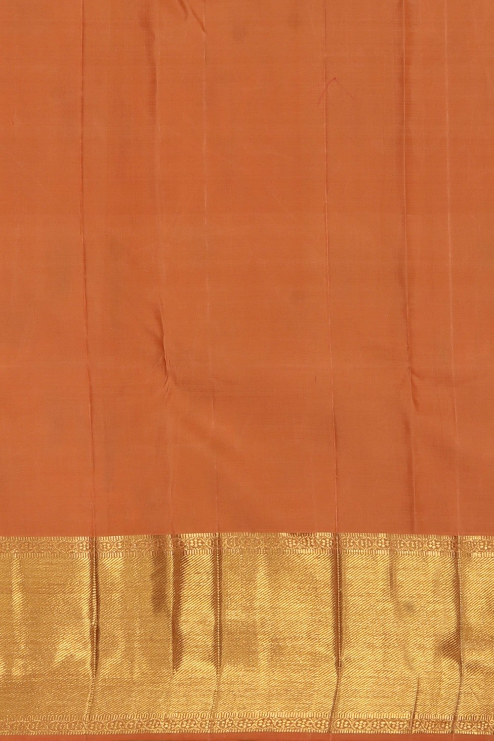 Image of Kanchipuram Silk Brocade Peach Saree